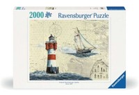 Ravensburger Puzzle 12000804 Romantischer Leuchtturm 2000 Teile 17+