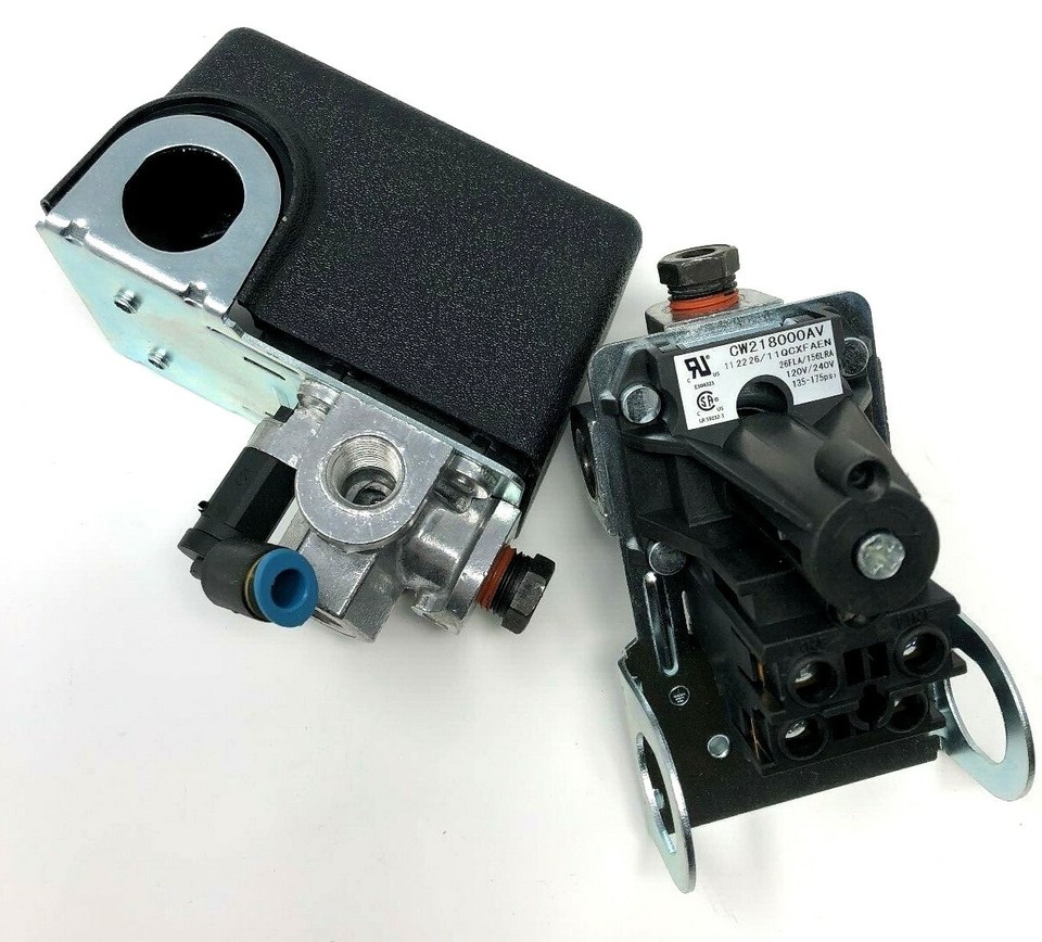 Pressostat Pour Compresseur D'Air 135-175 PSI - 4 Ports 1/4" NPT - Marque FanWayer - Neuf
