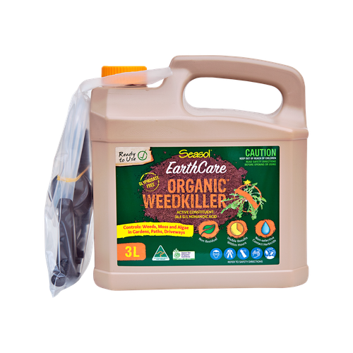Seasol EarthCare 3L Organic Weedkiller Home Garden Outdoor Weed Control