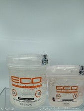  2 Eco Styler Professional Styling Krystal Clear Hair Gel Maximum Hold 12 16oz