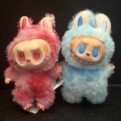 LOT of 2 Popmart Labubu The Monsters Love Labubu & Big Into Energy Hope Labubu