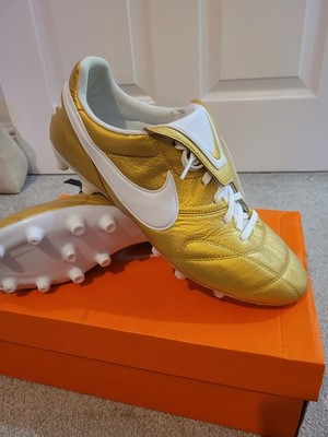 Nike Premier II 2 K Kangaroo Leather Gold FG Boots Tiempo Maestro Ligera Style