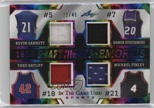 2024 Leaf ITG Used Sports Rainbow Holo Foil 22/40 Kevin Garnett #DNM-6 HOF 13u1