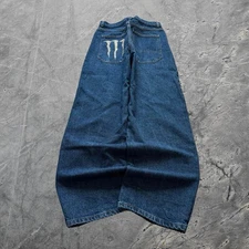 Baggy Wide Leg Exceed Jnco Style Skater Vintage Hip Hop Y2k Jeans 32x32