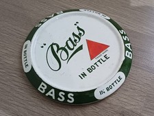 Antique Bass in Bottle Ceramic Advertising Coaster Made by Mintons