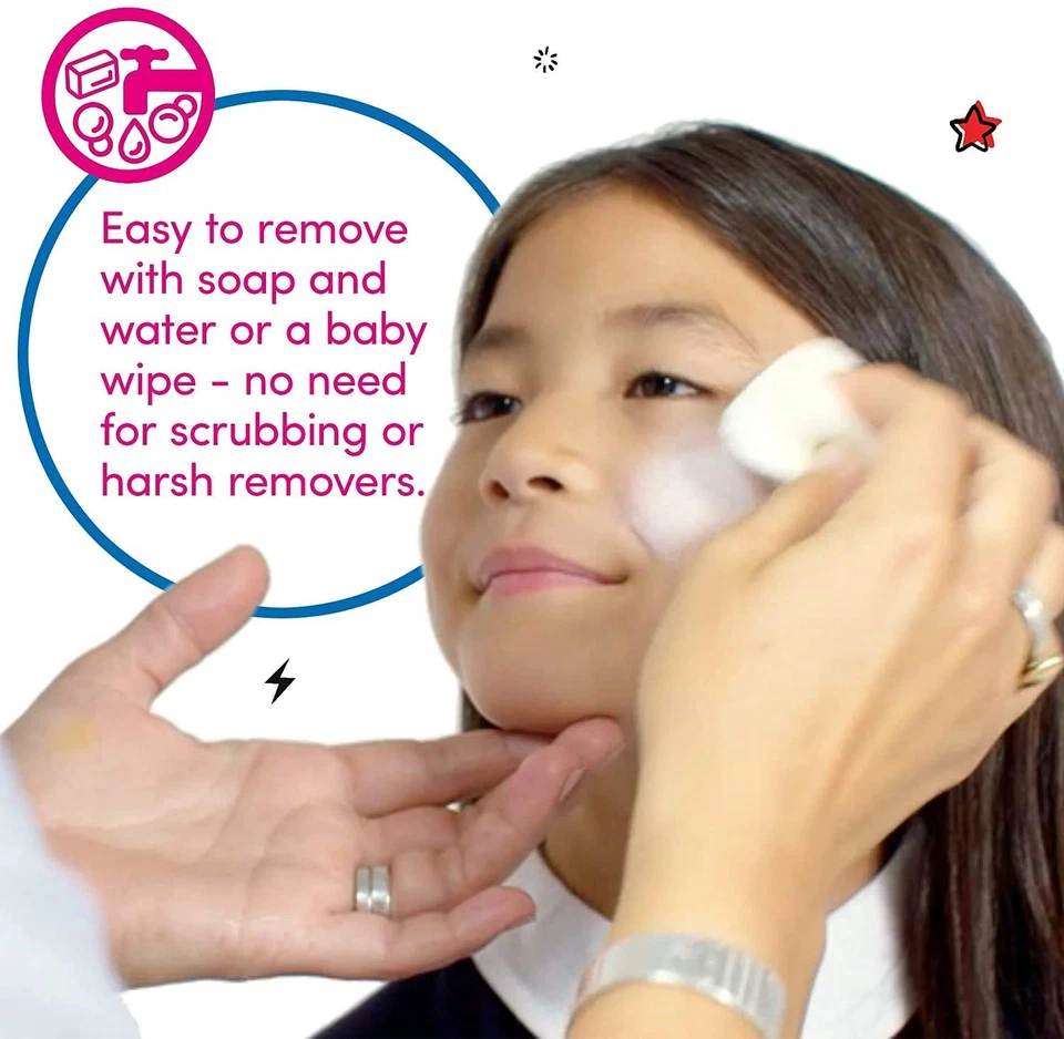 Pintura facial y corporal brillante, maceta de 18,8 g (0,66 oz), lila brillante Foto 4 de 4