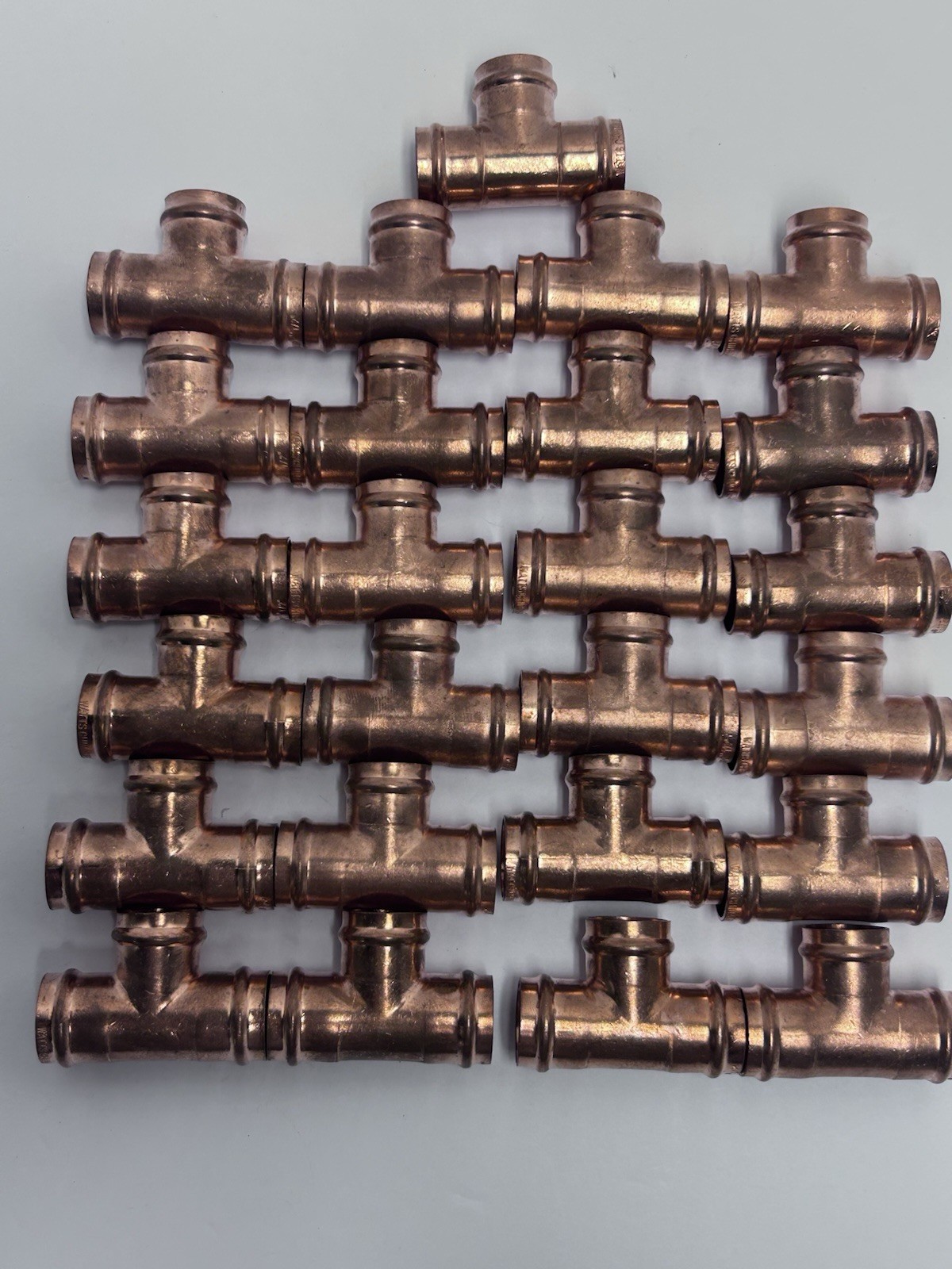 Watts Pre-soldered Tee Ez Sweat copper fittings solder built in couplings 1/2”