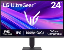 LG 24GQ41A-B 24" UltraGear FHD IPS Gaming Monitor 144Hz 1ms G-Sync FreeSync