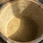 Primitive Brown Ceramic Crock Bowl, Rustic Stoneware Style — photo 3