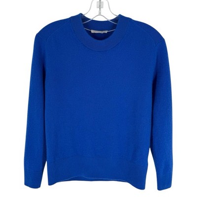 Everlane Cashmere Sweater Womens Size Medium Cobalt Blue Classic Knit