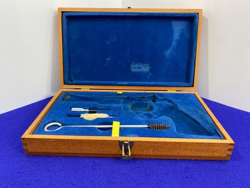 Boîte De Présentation Pour Revolver Smith & Wesson .38 Safety Hammerless - Noire & Bleue - Neuf