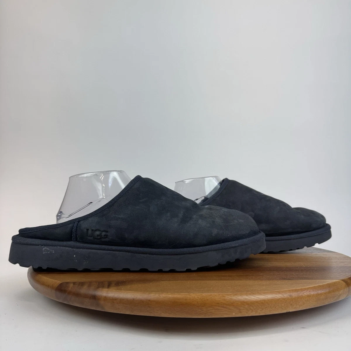 Mens Ugg‎ Australia Classic Navy Blue Suede Shearling Lined Slippers Size 12 M Scuff Slipper for Men | UGG® main image 3