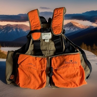 Orvis Bird N Lite Hunting Strap Vest Men's XL/XXL Adjustable Outdoors Nature