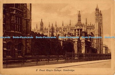 R043047 E Front Kings College Cambridge Severs 1909