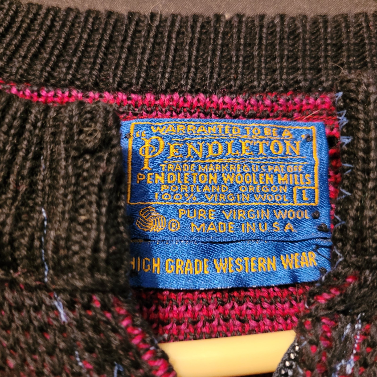 Vintage Pendleton Sweater High Grade Western Wear… - image 2