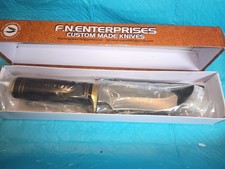 11"Hand Forged Hunting Knife-Leather Sheath