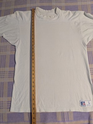 Vintage des années 80 russell athletic sac blanc maillot de