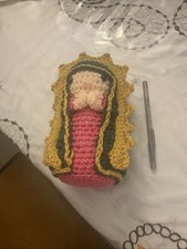 Virgin Mary Doll Crochet, Handmade Crochet Amigurumi Doll Gift, Amigurumi Doll