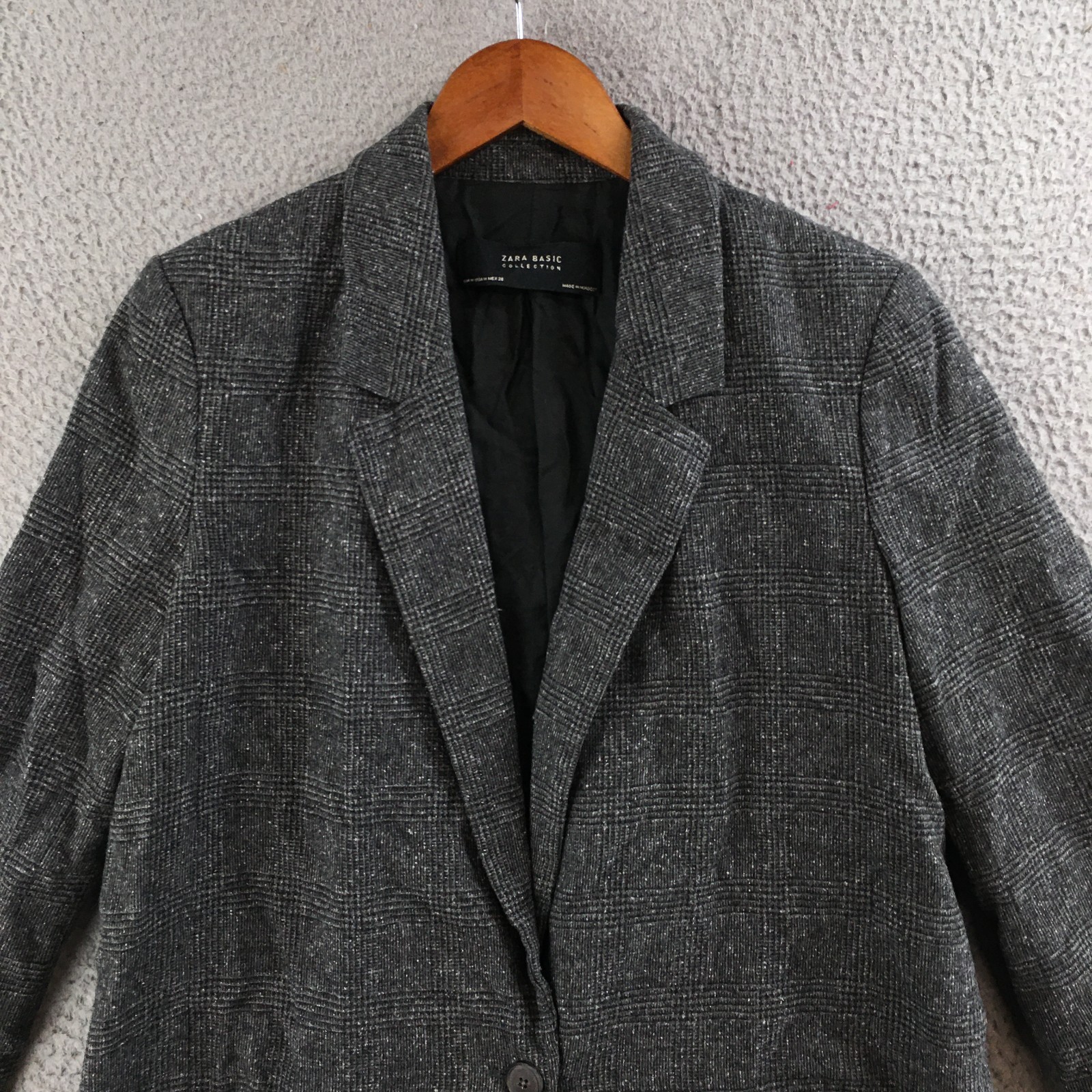 Zara Basic Blazer Jacket Womens M Single Button P… - image 2