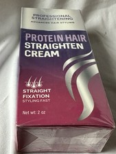 Professional Protein Hair Straightening Cream - 2 oz Exp 12/26