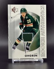 Liam Ohgren RC 2024-25 SP Hockey Rookie Authentics Game Used Jersey Utah Mammoth