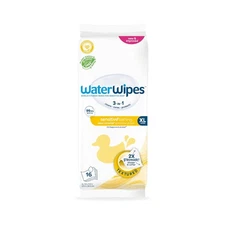 WaterWipes Sensitive+ Bathing Wipes, 3-In-1 Cleans, 16 Count (Pack of 1) 
