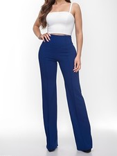 Women High-Waisted Flared Pants High Waist Stretchy Bootcut Pants for Casual
