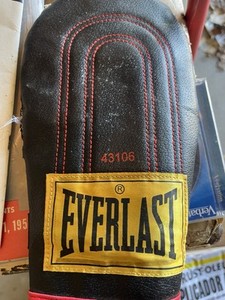 One Everlast Training boxing glove as shown