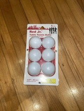 Red Jr Acitivity Pack 2 Oz, 6 Count Ping Pong Balls for Parties and Games