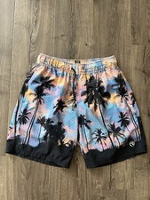 OCEAN CURRENT Men  s swim trunks palm trees sz. XL