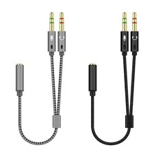 Adapters Y Splitter 3.5mm Male Cable sound Headphone Connectors Mutual