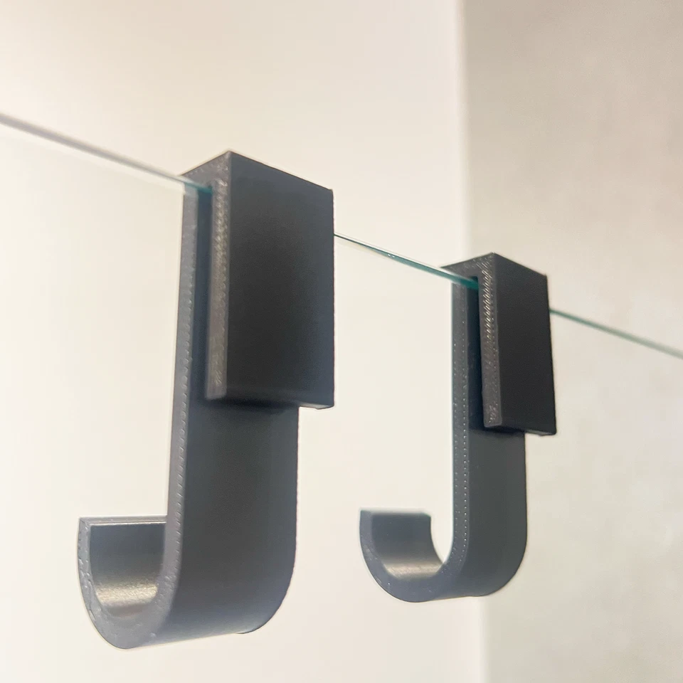 4x Handtuchhaken Dusche – Duschkabine Haken ohne Bohren Handtuchhalter Kleider - Bild 4 von 4