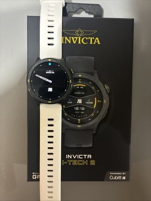 ITECH-004 Invicta Unisex I-Tech 2 Digital Display White Strap 46mm Smart Watch