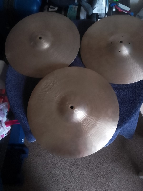 UFIP Hi Hat 14" Cymbals X3