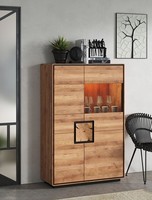 Highboard 100X151Cm Kommode Massivholz Eiche Wildeiche GeöLt Neu Ovp!!!