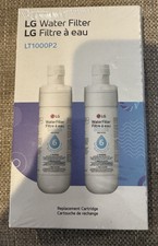 LG LT1000P2 Water Filter Replacement Cartridge 2 Pack OEM 412 NEW  SEALED