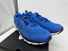 Under Armour Charged Assert 9 Running Sneakers Men's Victory Blue Low Top - 13