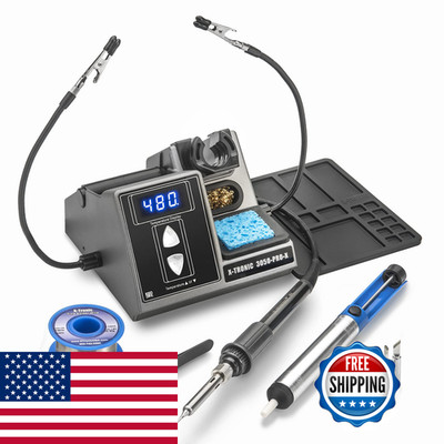 X-Tronic Model 3050-Pro-X Digital Led Soldering Iron Station 2 Convenient