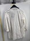 Rangavali Women's White Embroidered Tunic Shirt Kurta Long Sleeve Size 36 NWT — photo 5