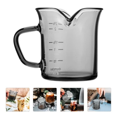 Kaffeetasse Glas Kaffee Tasse Kaffee Trinkglas Küche Messung Tasse Wasser Tasse - Bild 1 von 4