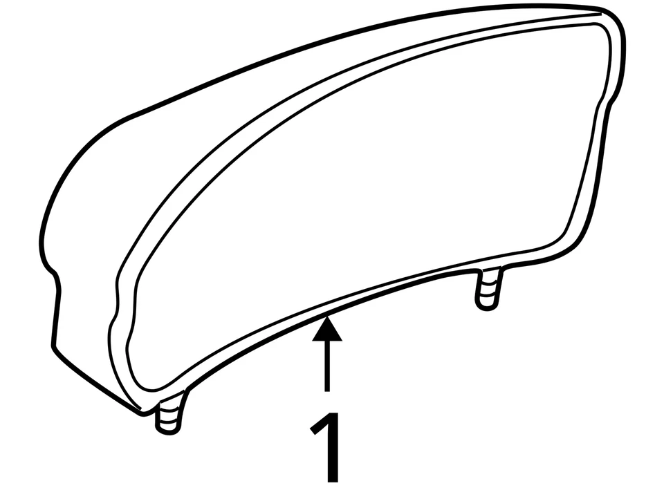Cuadro de instrumentos velocímetro Cadillac Cts 2003-2003 indicadores 25742936 JQRZT Foto 4 de 4