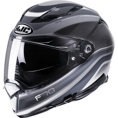 HJC F70 Diwen Full Face Helmet - Grey/White - Sz XS - DOT ; ECE 22-05