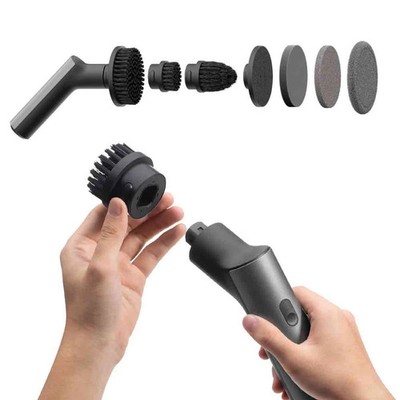 Hoto Akku Schleuderschrubber IPX7 wasserdicht | 6 Köpfe & Verlängerungsgriff