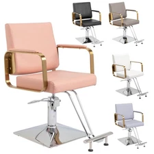 Salon Chair for Hair Stylist Stylist Swivel Chair with Heavy Duty Hydraulic Pump