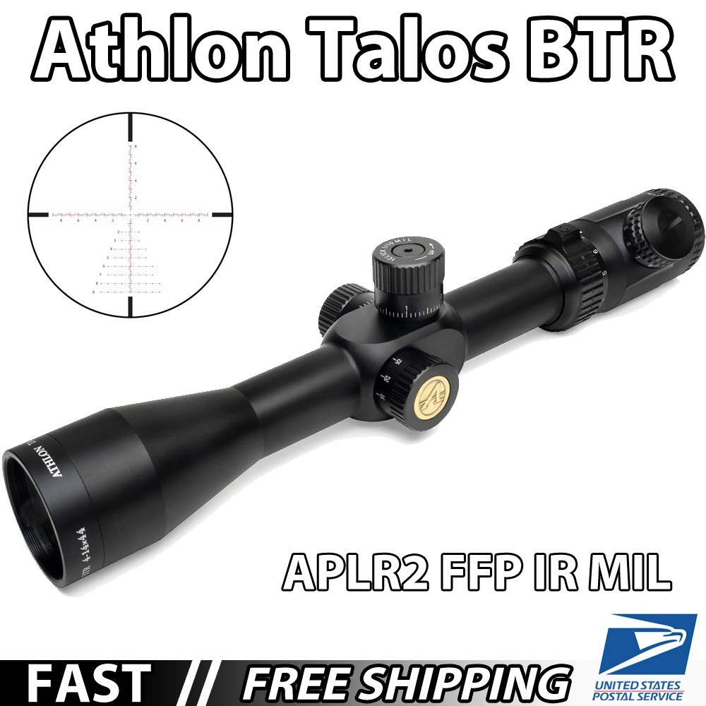 Athlon Talos BTR 4-14x44 FFP Illuminated MIL 30mm Scope - 215028