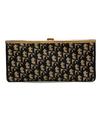 Christian Dior Clutch Bag Beige Women's Used 28cm 14cm From Japan