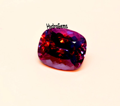 11.35 Carat Natural Russian Color Changing Alexandrite Rare Cushion Cut Gemstone