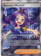 Pokemon Acerola's Mischief Mega Evolution 165/132 Holo NM
