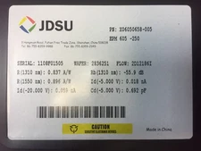JDSU C-Band Pass Band Low Leakage PIN Photodiode PD EPM 6xx Series, EDFA, DWDM