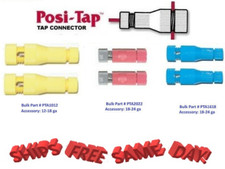 Posi-Tap 6 Piece Assortment 2- PTA1618 , 2- PTA2022R, 2- PTA1012Y NEW 